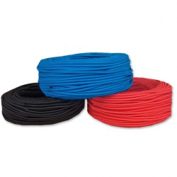 Wąż gumowy EPDM w oplocie nylonowym ø 5x8mm niebieski