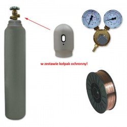Butla CO2 6kg + reduktor + drut