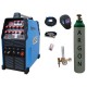 Spawarka TIG 210 AC/DC pulse Sherman + przyłbica V1a + butla + reduktor z rotametrem