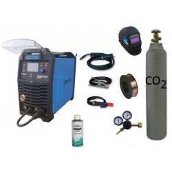 Spawarka Sherman DIGIMIG 200X Synergic + drut + przyłbica V1a + butla + reduktor dwumanometrowy + spawmix Synergiczna