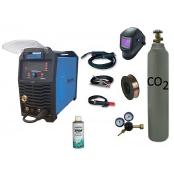 Spawarka Sherman DIGIMIG 200 Synergic + drut + przyłbica V4 + butla + reduktor dwumanometrowy + spawmix Synergiczna