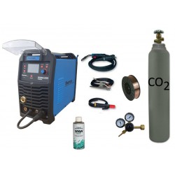 Spawarka Sherman DIGIMIG 200X Synergic + drut + butla + reduktor dwumanometrowy + spawmix Synergiczna