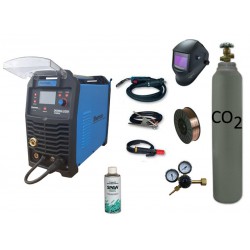 Spawarka Sherman DIGIMIG 200X Synergic + drut + przyłbica V4 + butla + reduktor dwumanometrowy + spawmix Synergiczna
