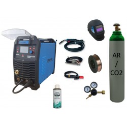 Spawarka Sherman DIGIMIG 200X Synergic + drut + przyłbica V1a + butla mix + reduktor dwumanometrowy + spawmix Synergiczna