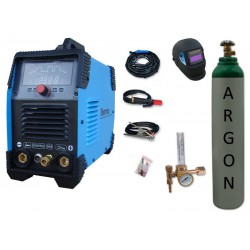 Spawarka Sherman DIGITIG 200 DC Multipro + przyłbica V1a + butla + reduktor z rotametrem