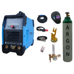 Spawarka Sherman DIGITIG 200 DC Multipro + przyłbica V1a + butla + reduktor z rotametrem + uchwyt magnetyczny TIG