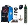 Spawarka TIG 201 AC/DC + przyłbica V2a + butla + reduktor dwumanometrowy Około Spawarka TIG 201 AC/DC + przyłbica V2a + butla + reduktor dwumanometrowy