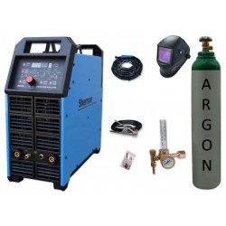 Spawarka DIGITIG 315GD AC/DC pulse Sherman + przyłbica V2a + butla + reduktor z rotametrem