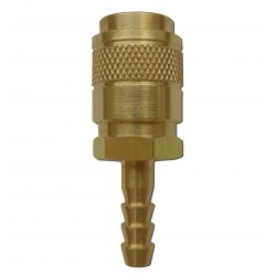 Gniazdo szybkozłącza typ R21 panelowe gaz króciec 6mm