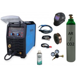 Spawarka Sherman DIGIMIG 200 Pulse synergiczna + butla mix + drut + reduktor + przyłbica v2a