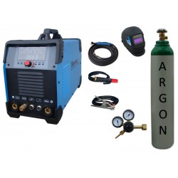 Spawarka DIGITIG 200 AC/DC Multipro Sherman + przyłbica V1a + butla + reduktor z rotametrem