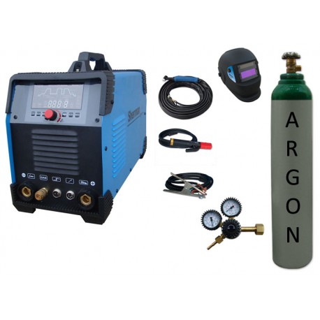Spawarka DIGITIG 200 AC/DC Multipro Sherman + przyłbica V1a + butla + reduktor z rotametrem
