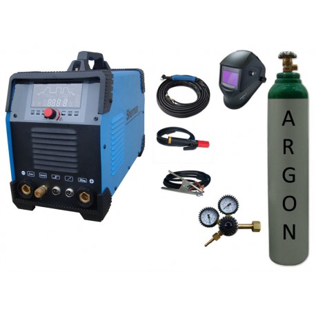 Spawarka DIGITIG 200 AC/DC Multipro Sherman + przyłbica V3b + butla + reduktor argonco2