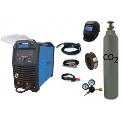 Spawarka Sherman DIGIMIG 200 Synergic + drut + przyłbica V1a + butla + reduktor dwumanometrowy + spawmix Synergiczna