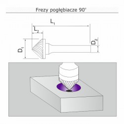 frez płomieniowy H102006