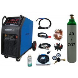 Spawarka MTM 251 + butla mix + reduktor arg/co2 + drut + adaptor + spawmix