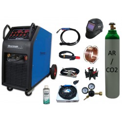 Spawarka MTM 251 + butla mix + uchwyt TIG + reduktor arg/co2 + drut + adaptor + spawmix