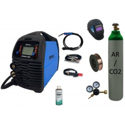 Spawarka Sherman DIGIMIG 210XS inwertorowa Synergia + butla mix + drut + reduktor + przyłbica v1a