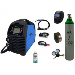Spawarka Sherman DIGIMIG 210XS inwertorowa Synergia + butla mix + drut + reduktor + przyłbica v1a